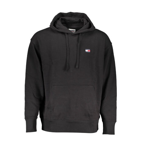 Tommy Hilfiger Black Cotton Men's Hoodie Tommy Hilfiger