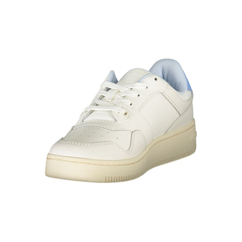Tommy Hilfiger White Leather Women Sneaker Tommy Hilfiger