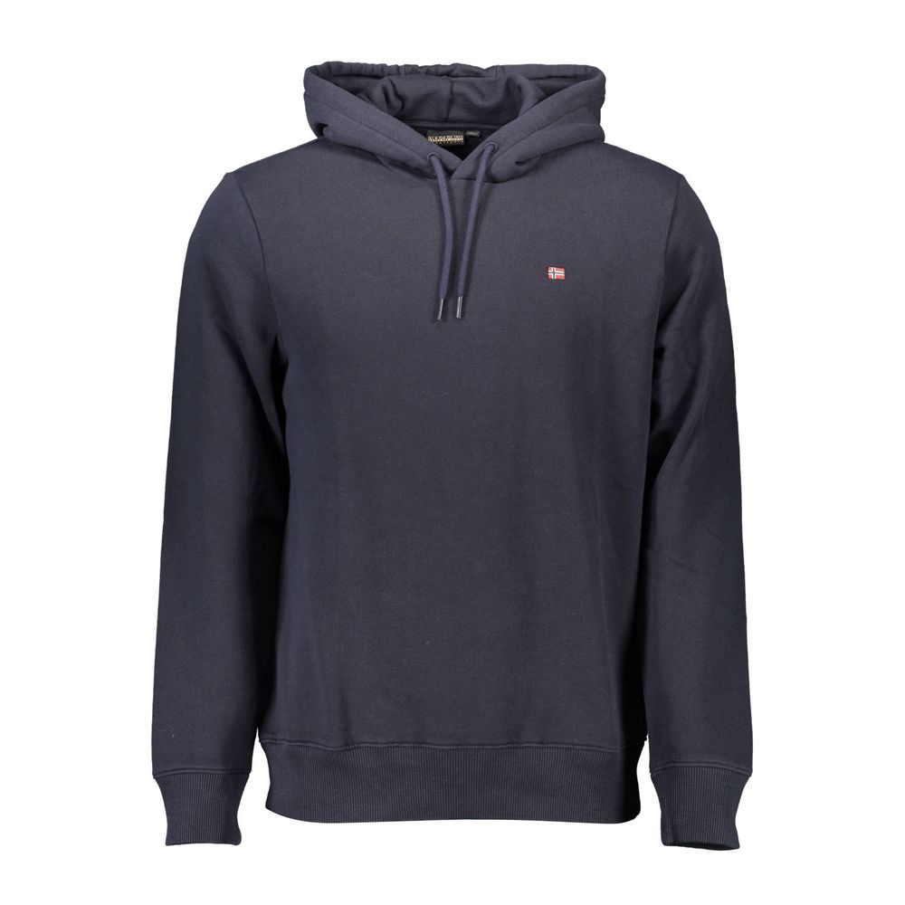 Napapijri Blue Cotton Men's Hoodie Napapijri
