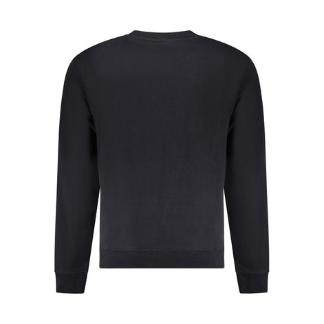 Napapijri Black Cotton Men Sweatshirt Napapijri