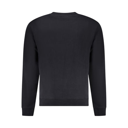 Napapijri Black Cotton Men Sweatshirt Napapijri