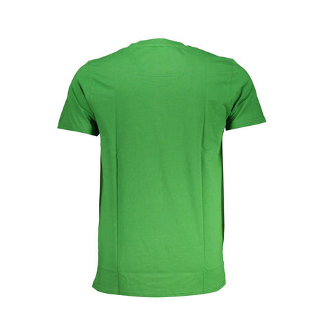 Cavalli Class Verde Cotton Men T-Shirt Cavalli Class