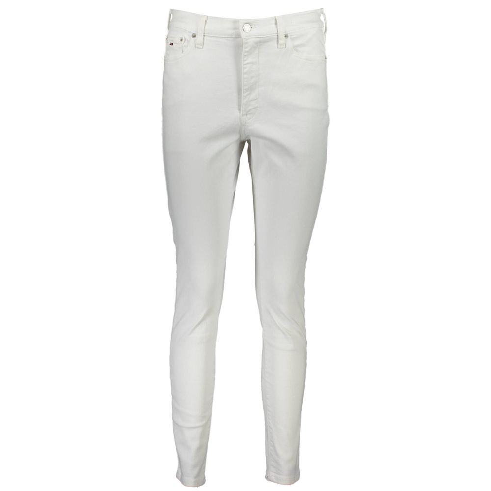 Tommy Hilfiger White Cotton Women's Jean Tommy Hilfiger