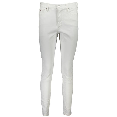 Tommy Hilfiger White Cotton Women's Jean Tommy Hilfiger