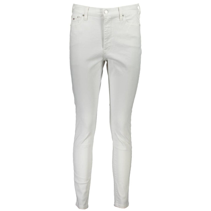 Tommy Hilfiger White Cotton Women's Jean Tommy Hilfiger