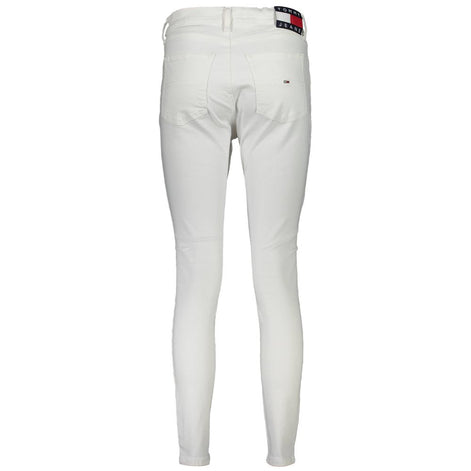 Tommy Hilfiger White Cotton Women's Jean Tommy Hilfiger