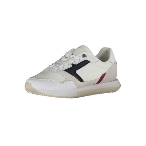 Tommy Hilfiger White Leather Women Sneaker Tommy Hilfiger