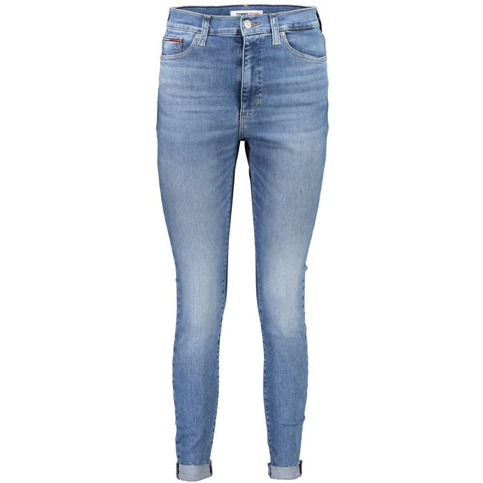 Tommy Hilfiger Azzurro Cotton Women's Skinny Jeans Tommy Hilfiger