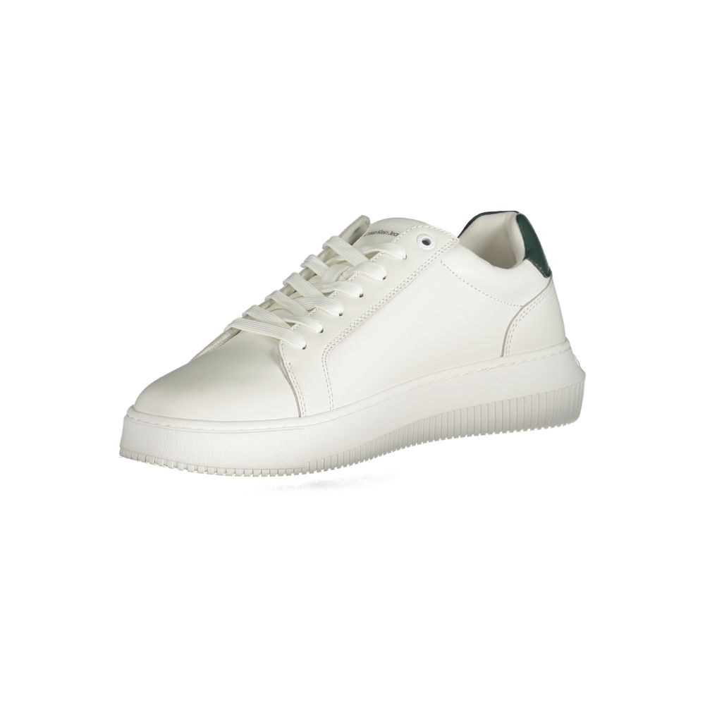 Calvin Klein White Polyester Athletic Sneakers Calvin Klein