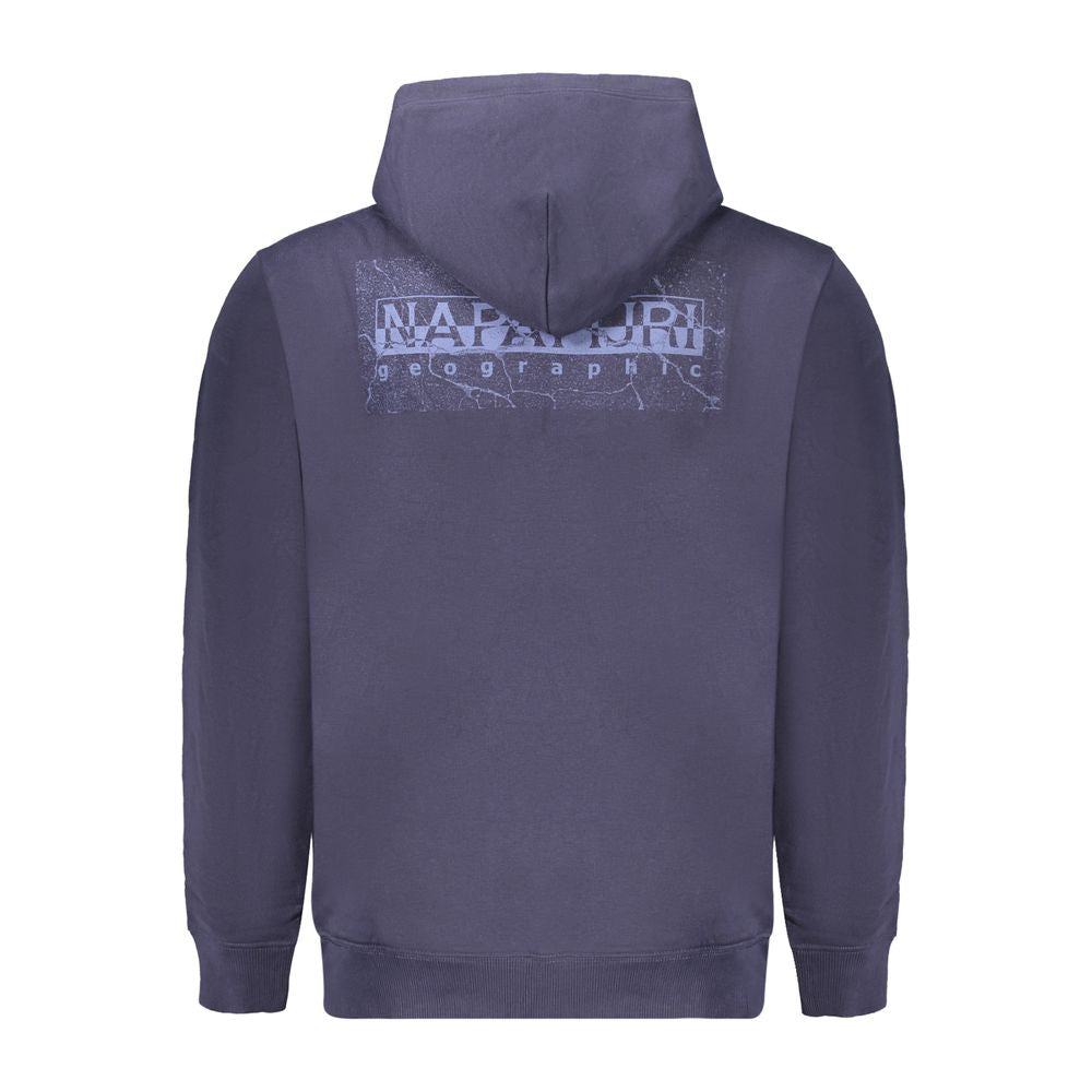 Napapijri Blue Cotton Men Sweater Napapijri