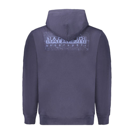 Napapijri Blue Cotton Men Sweater Napapijri