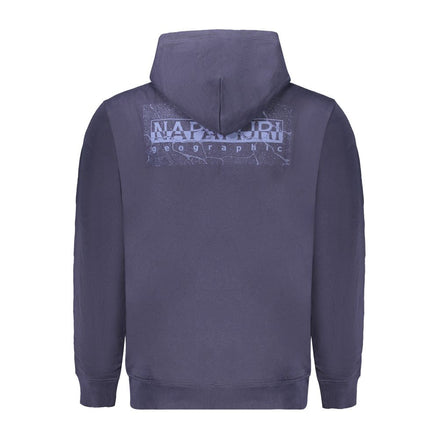 Napapijri Blue Cotton Men Sweater Napapijri