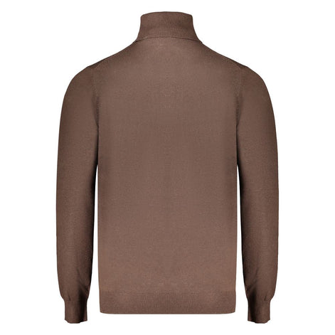 Norway 1963 Brown Polyester Turtleneck Norway 1963