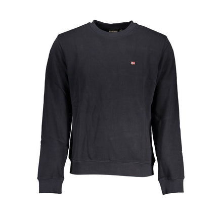 Napapijri Black Cotton Men Sweatshirt Napapijri