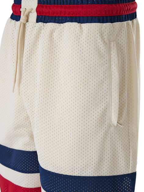 Gucci Cream polyester Logo Shorts Gucci