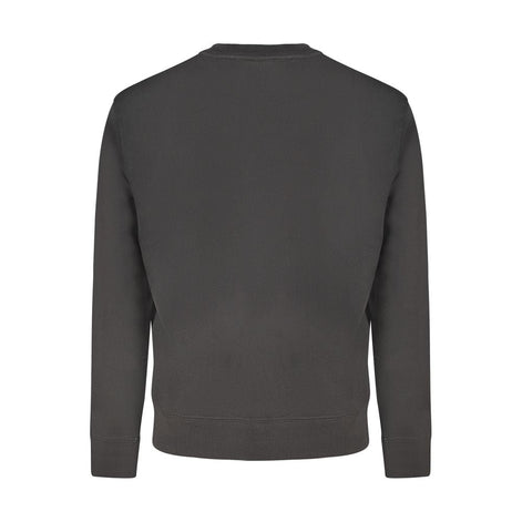 Hugo Boss Black Cotton Men Sweater Hugo Boss