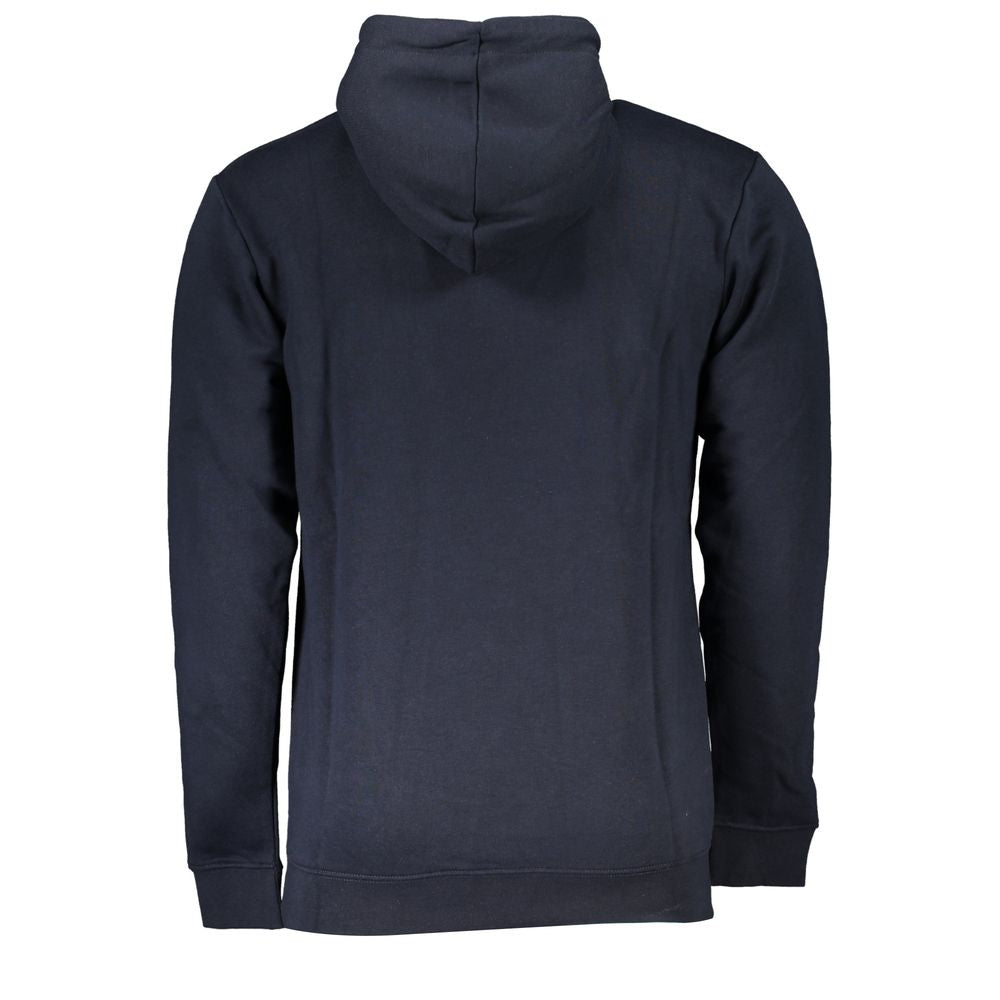 Cavalli Class Blue Cotton Men Sweatshirt Cavalli Class
