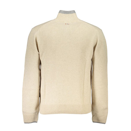 Napapijri Beige Tessuto Men Sweater Napapijri