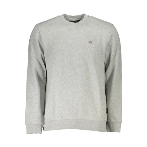 Napapijri Grigio Cotton Men's Sweatshirt Napapijri