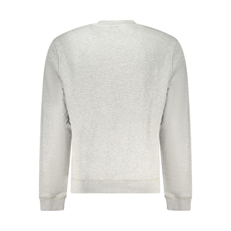 Napapijri Grigio Cotton Men Sweatshirt Napapijri