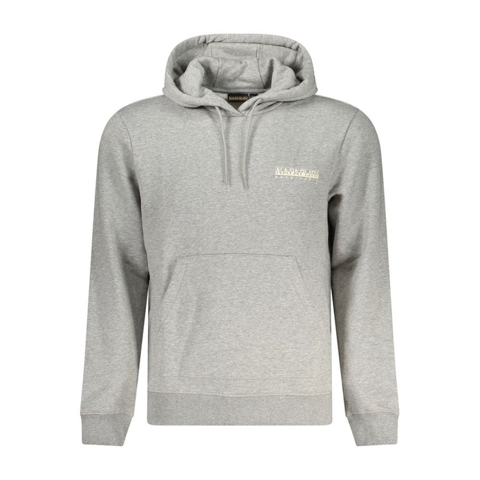 Napapijri Grigio Cotton Men's Hoodie Napapijri