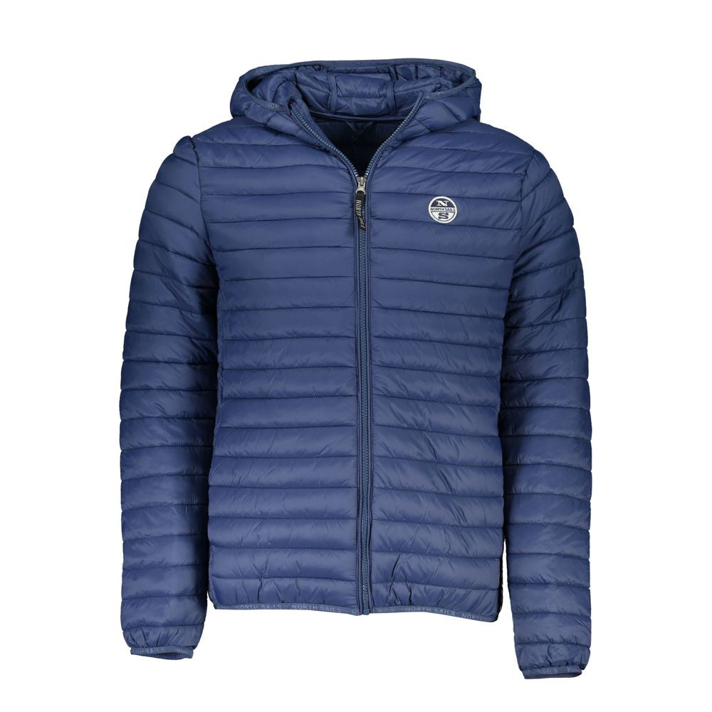 North Sails Blue Polyamide Men Jacket North Sails