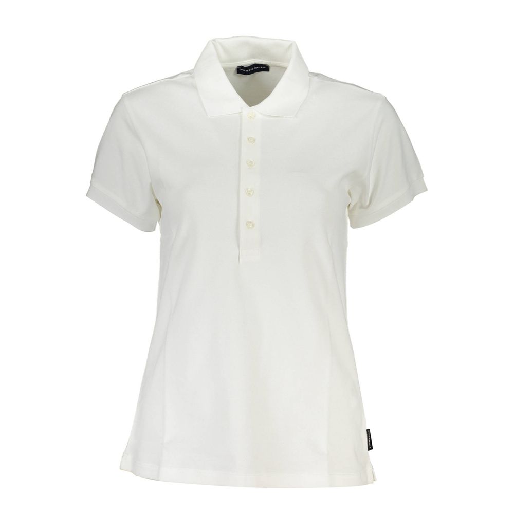 North Sails White Cotton Polo Shirt North Sails