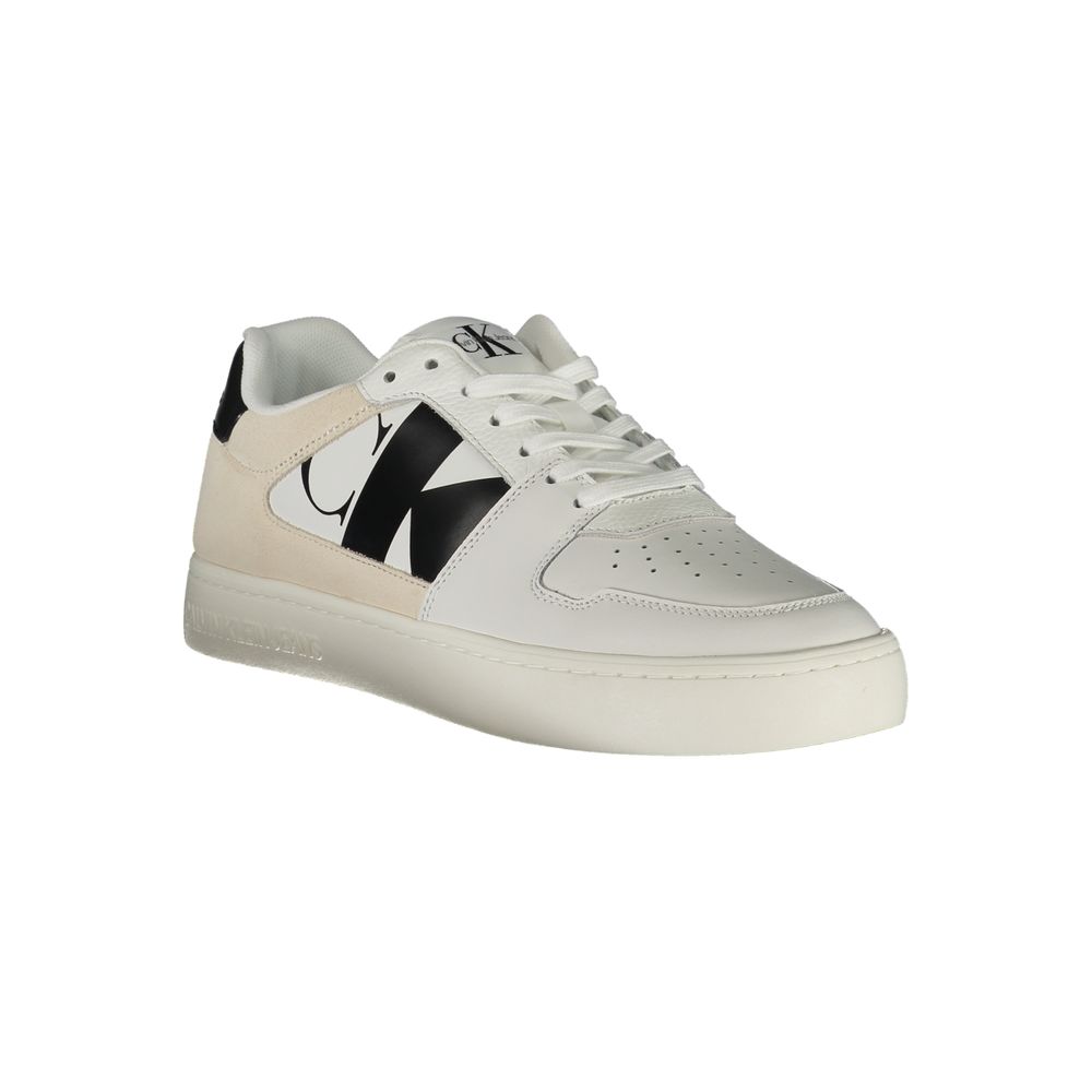 Calvin Klein White Polyester Athletic Sneakers Calvin Klein