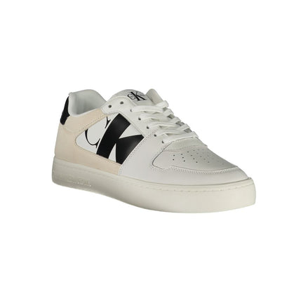 Calvin Klein White Polyester Athletic Sneakers Calvin Klein