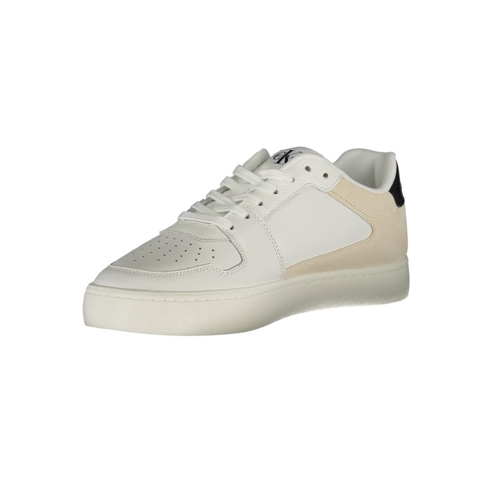 Calvin Klein White Polyester Athletic Sneakers Calvin Klein