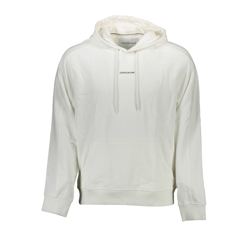 Calvin Klein White Cotton Men Sweater Calvin Klein