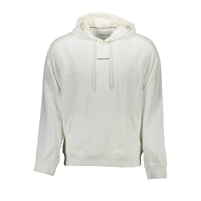 Calvin Klein White Cotton Men Sweater Calvin Klein