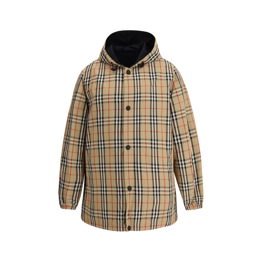 Burberry Multicolor Polyamide Rain Coat Burberry