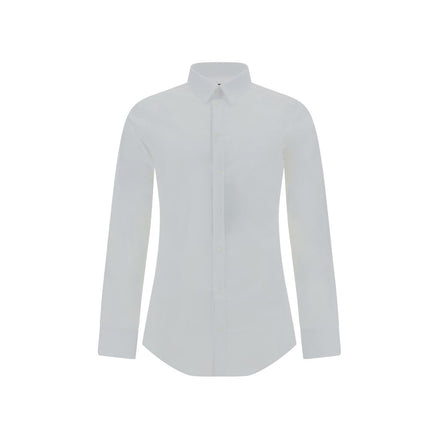 Dolce & Gabbana White Elastane Dress Shirt Dolce & Gabbana