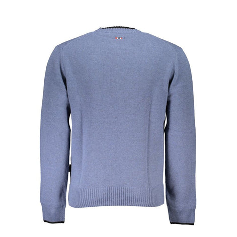 Napapijri Blue Tessuto Men Sweater Napapijri