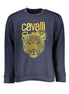 Cavalli Class Blue Polyester Men's Sweatshirt Cavalli Class