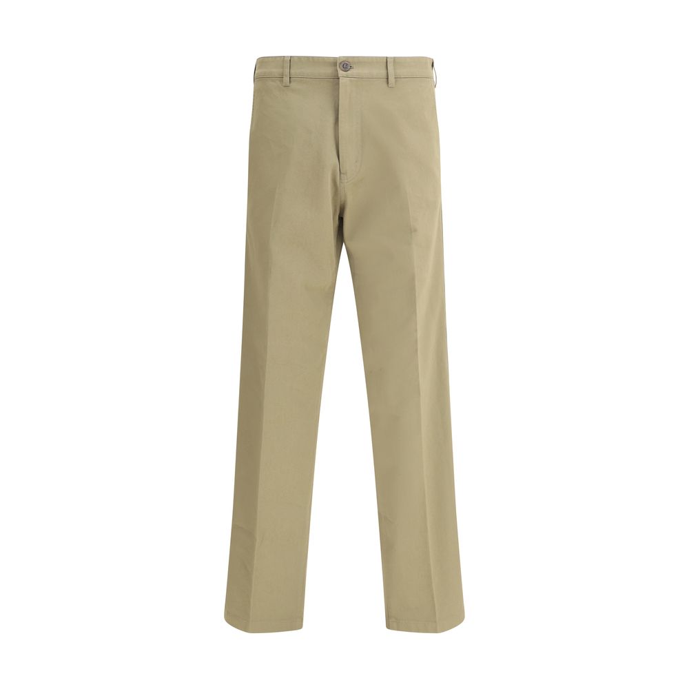 Prada Beige Cotton Chino Pants Prada