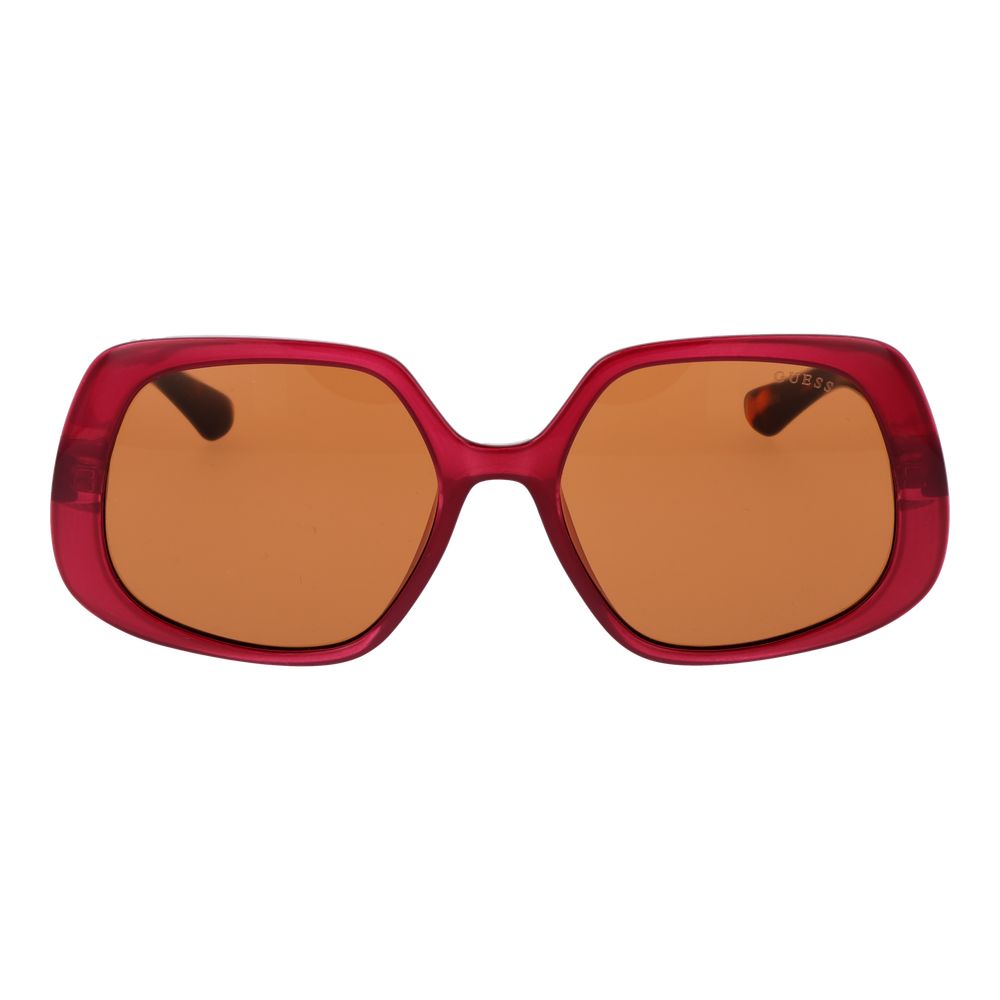 Guess Burgundy Plastic Sunglasses Guess