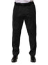 Dolce & Gabbana Black Cotton Dress Slim Formal Pants Dolce & Gabbana