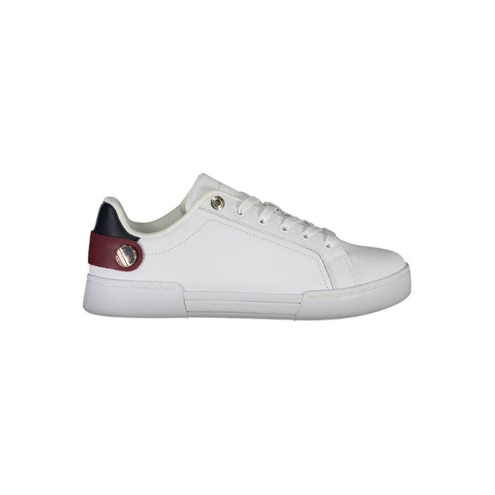 Tommy Hilfiger White Polyethylene Women Sneaker Tommy Hilfiger