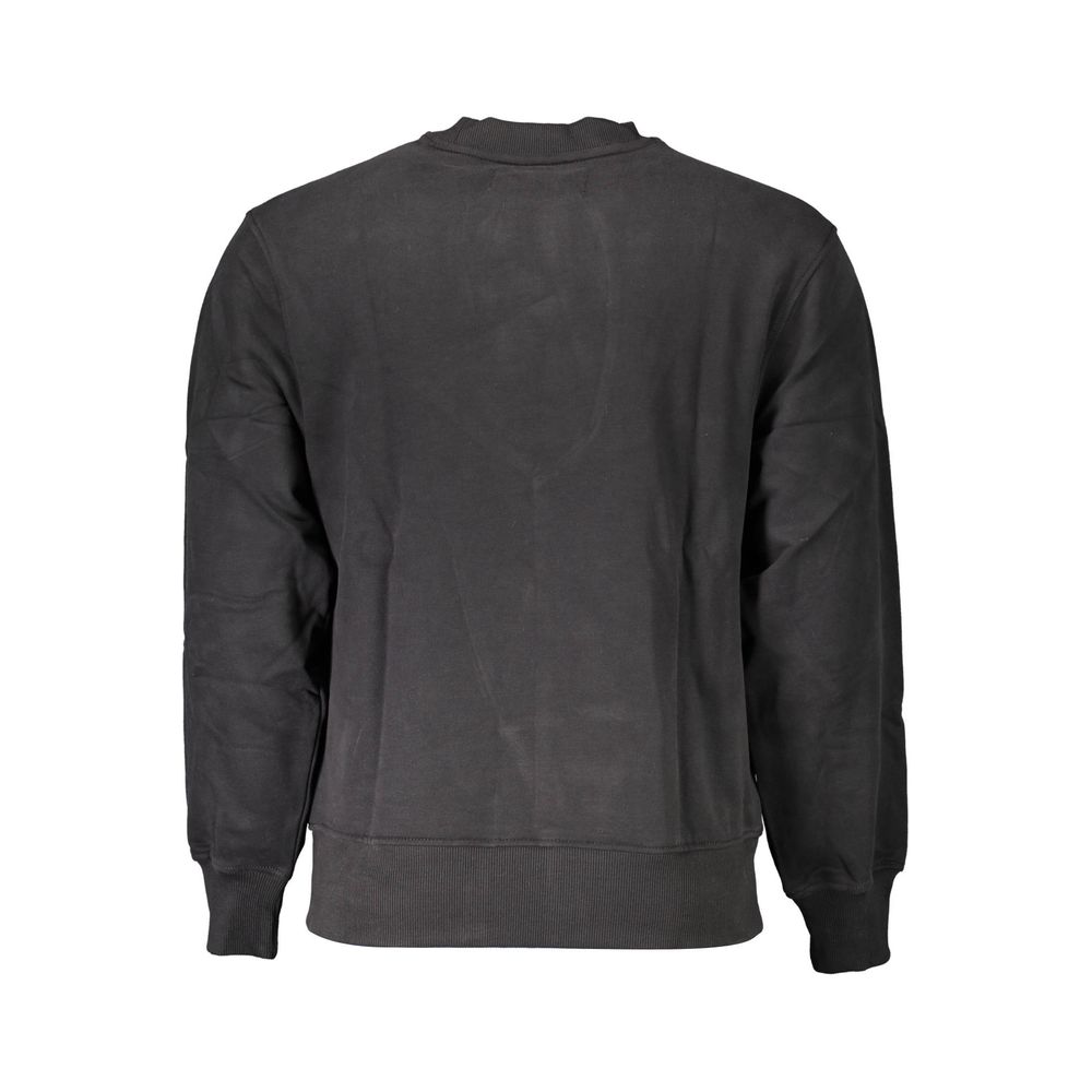 Calvin Klein Black Cotton Men Sweatshirt Calvin Klein
