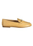 Ralph Lauren Beige Leather Women Flat Shoe Ralph Lauren