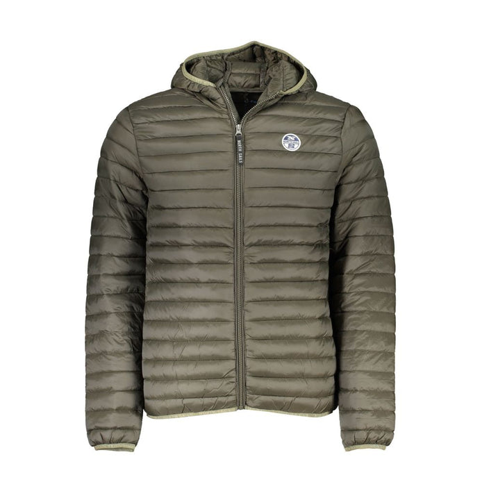 North Sails Green Polyamide Men Jacket North Sails