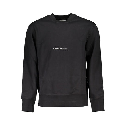 Calvin Klein Black Cotton Men's Sweatshirt Calvin Klein
