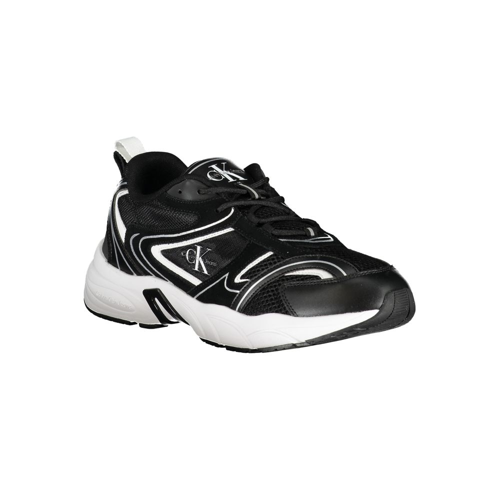 Calvin Klein Black Polyurethane Men's Sneaker Calvin Klein