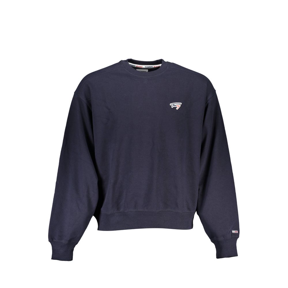 Tommy Hilfiger Blue Cotton Men Sweatshirt Tommy Hilfiger