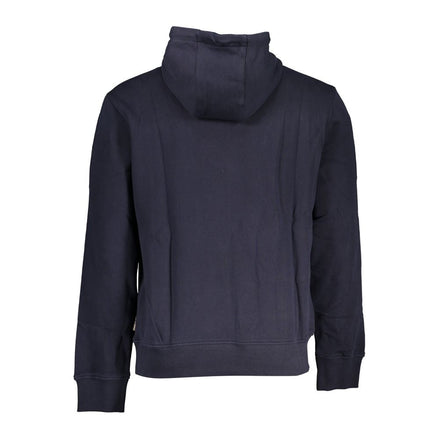 Napapijri Blue Cotton Men Sweatshirt Napapijri