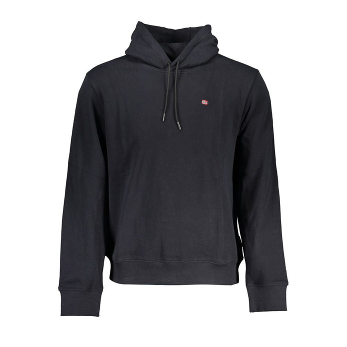 Napapijri Black Cotton Men's Hoodie Napapijri