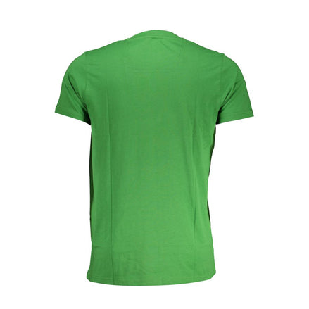 Cavalli Class Verde Cotton Men T-Shirt Cavalli Class