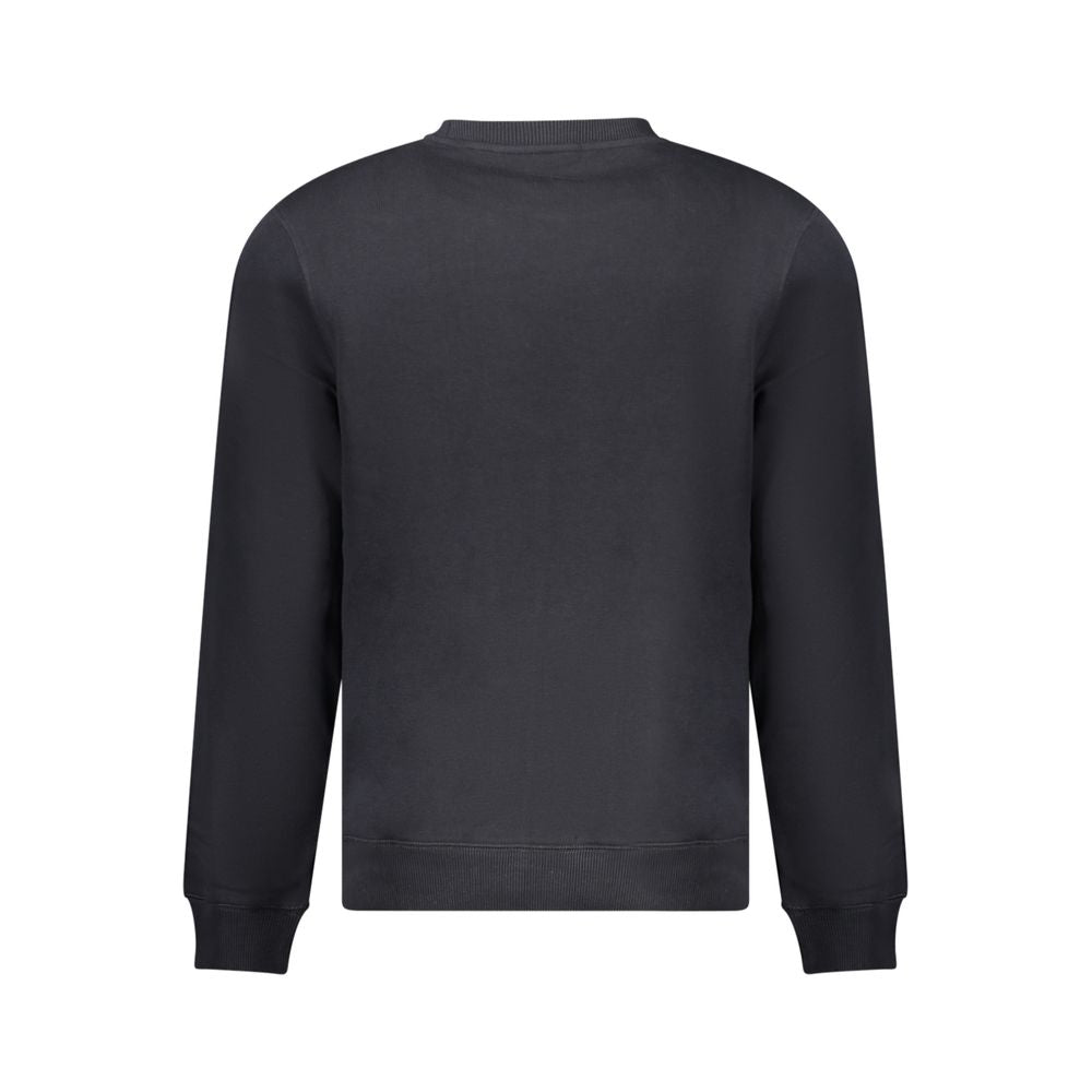 Napapijri Black Cotton Mens Sweatshirt Napapijri